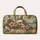 Ivory Skull With Tropical Florals for Coastal Getaways and Summer Travel Adventures Quilted Weekend Bag - 6