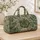 Tropical Green Monstera and Fern Foliage for Relaxed Island Getaways and Summer Escapes Quilted Weekend Bag - 4
