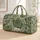 Tropical Green Monstera and Fern Foliage for Relaxed Island Getaways and Summer Escapes Quilted Weekend Bag - 1
