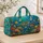 Colorful Tropical Fish Underwater Scene for Coastal Getaways and Vacation Travel Quilted Weekend Bag - 4