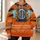 Orange Racing Car Costume Surface for Family Events and Automotive Cosplay Fans All-over Print Hoodie (Lightweight) - 6
