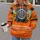 Orange Racing Car Costume Surface for Family Events and Automotive Cosplay Fans All-over Print Hoodie (Lightweight) - 2