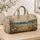 Wildflower Meadow And Blue Coastal Waves For Relaxed Summer Vacation And Scenic Getaways Quilted Weekend Bag - 4