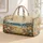 Wildflower Meadow And Blue Coastal Waves For Relaxed Summer Vacation And Scenic Getaways Quilted Weekend Bag - 1