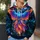 Radiant Phoenix Over Bioluminescent Forest For Bold Nighttime Streetwear Fans All-over Print Hoodie (Lightweight) - 5