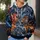Mythical Dragon Phoenix Tiger Turtle Art for Bold Festival Nights and Streetwear Fans All-over Print Hoodie (Lightweight) - 5