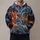 Mythical Dragon Phoenix Tiger Turtle Art for Bold Festival Nights and Streetwear Fans All-over Print Hoodie (Lightweight) - 1