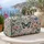 Blue Butterflies And Blush Flowers For Romantic Summer Vacation Getaways Quilted Weekend Bag - 5