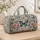 Blue Butterflies And Blush Flowers For Romantic Summer Vacation Getaways Quilted Weekend Bag - 4