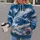 Silver Sailfish and Stormy Ocean Scenes for Coastal Adventure and Sea Lovers All-over Print Hoodie (Lightweight) - 2