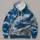 Silver Sailfish and Stormy Ocean Scenes for Coastal Adventure and Sea Lovers All-over Print Hoodie (Lightweight) - 4