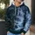 Nighttime Waterfall Valley for Scenic Outdoor Adventures and Nature Lovers All-over Print Hoodie (Lightweight) - 5