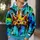 Bold Turquoise Crown And Splatter Art For Everyday Streetwear And Creative Youth Style All-over Print Hoodie (Lightweight) - 5
