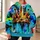 Bold Turquoise Crown And Splatter Art For Everyday Streetwear And Creative Youth Style All-over Print Hoodie (Lightweight) - 6