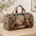White Horse and Foal with Roses for Countryside Escapes and Equestrian Lovers Quilted Weekend Bag - 4