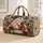 White Horse and Foal with Roses for Countryside Escapes and Equestrian Lovers Quilted Weekend Bag - 1