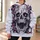 Pink Horror Skull Motif for Alternative Nightlife and Everyday Streetwear Style All-over Print Hoodie (Lightweight) - 6