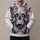 Pink Horror Skull Motif for Alternative Nightlife and Everyday Streetwear Style All-over Print Hoodie (Lightweight) - 1