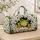 Cheerful Green Frog Breaking Through Cracks for Summer Travel and Adventure Lovers Quilted Weekend Bag - 4