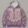 Lavender Lace-Up Princess Bodice Look for Fairytale Parties and Halloween Cosplay All-over Print Hoodie (Lightweight) - 4
