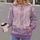 Lavender Lace-Up Princess Bodice Look for Fairytale Parties and Halloween Cosplay All-over Print Hoodie (Lightweight) - 2