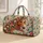 Floral Mane Horse, Butterflies and Meadow Blooms for Nature-Loving Getaways and Retreats Quilted Weekend Bag - 1