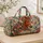 Floral Mane Horse, Butterflies and Meadow Blooms for Nature-Loving Getaways and Retreats Quilted Weekend Bag - 4