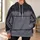 Dark Feathered Gray Costume Surface for Halloween Cosplay and Dedicated Gaming Fans All-over Print Hoodie (Lightweight) - 6
