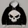 Ivory Skull Emblem for Halloween Parties and Dark Costume Looks for Alternative Style All-over Print Hoodie (Lightweight) - 4