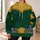 Green And Gold Octopus Hero Costume Look For Halloween Cosplay Fans All-over Print Hoodie (Lightweight) - 6