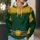 Green And Gold Octopus Hero Costume Look For Halloween Cosplay Fans All-over Print Hoodie (Lightweight) - 5