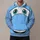 Blue Cartoon Sports Car Face for Road Trip Fans and Family Theme Park Adventures All-over Print Hoodie (Lightweight) - 1