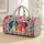 Colorful Dog Faces and Paw Prints for Bright Spring Adventures with Your Favorite Pet Quilted Weekend Bag - 1