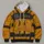Weathered Ochre Utility Suit Look for Sci-Fi Fans and Halloween Cosplay Gatherings All-over Print Hoodie (Lightweight) - 4