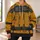 Weathered Ochre Utility Suit Look for Sci-Fi Fans and Halloween Cosplay Gatherings All-over Print Hoodie (Lightweight) - 6