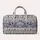 Navy Seashells and Coastal Wave Bands for Relaxed Summer Beach Getaways by the Shore Quilted Weekend Bag - 6