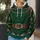 Emerald Hooded Armor Tunic Cosplay for Halloween, Comic Con, and Fantasy Events All-over Print Hoodie (Lightweight) - 5