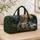Wilderness Wolf and Evergreen River Valley for Scenic Road Trips and Outdoor Getaways Quilted Weekend Bag - 4