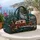 Alpine Campers, Deer and Snowy Peaks for Weekend Getaways and Cozy Trail Adventures Quilted Weekend Bag - 5