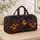 Moonlit Witch, Pumpkin and Black Cat for Enchanted Autumn Travel and Halloween Gifts Quilted Weekend Bag - 4