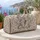 Oversized Spiral Conch Shell and Scallop Halo for Coastal Getaways and Seaside Travel Quilted Weekend Bag - 5
