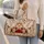 Crowned Doves and Red Roses for Romantic Anniversary Travel and Valentine's Day Gifts Quilted Weekend Bag - 2