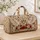 Crowned Doves and Red Roses for Romantic Anniversary Travel and Valentine's Day Gifts Quilted Weekend Bag - 4