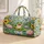 Cheerful Frog Sunflowers And Lilies For Summer Getaways And Nature-Loving Travelers Quilted Weekend Bag - 1