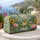 Cheerful Frog Sunflowers And Lilies For Summer Getaways And Nature-Loving Travelers Quilted Weekend Bag - 5