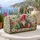 Whimsical Garden Gnome, Dragonflies and Hearts for Cheerful Weekend Getaways Quilted Weekend Bag - 5