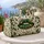 Emerald Gold Melting Lips and Jeweled Stars for Glamorous Travel and Weekend Getaways Quilted Weekend Bag - 5
