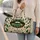Emerald Gold Melting Lips and Jeweled Stars for Glamorous Travel and Weekend Getaways Quilted Weekend Bag - 2