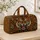 Fierce Tiger Portrait for Bold Weekend Travel and Outdoor Adventures for Wildlife Lovers Quilted Weekend Bag - 4