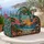 Nautical Sunset Sailboats and Seashells for Coastal Getaways and Summer Travel Lovers Quilted Weekend Bag - 5